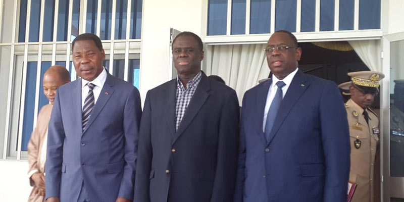 Les Présidents Boni YAYI, Michel KAFANDO & Macky SALL. Crédit Photo: Ibrahima Lissa FAYE