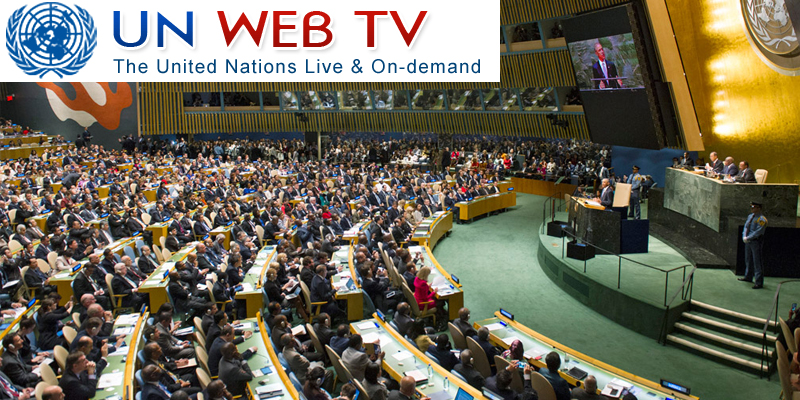 UN live webTV